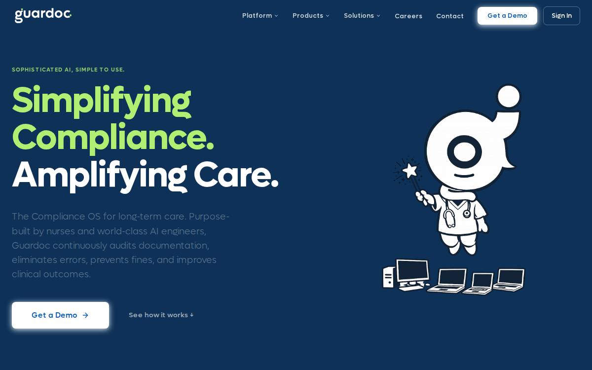 guardoc website preview