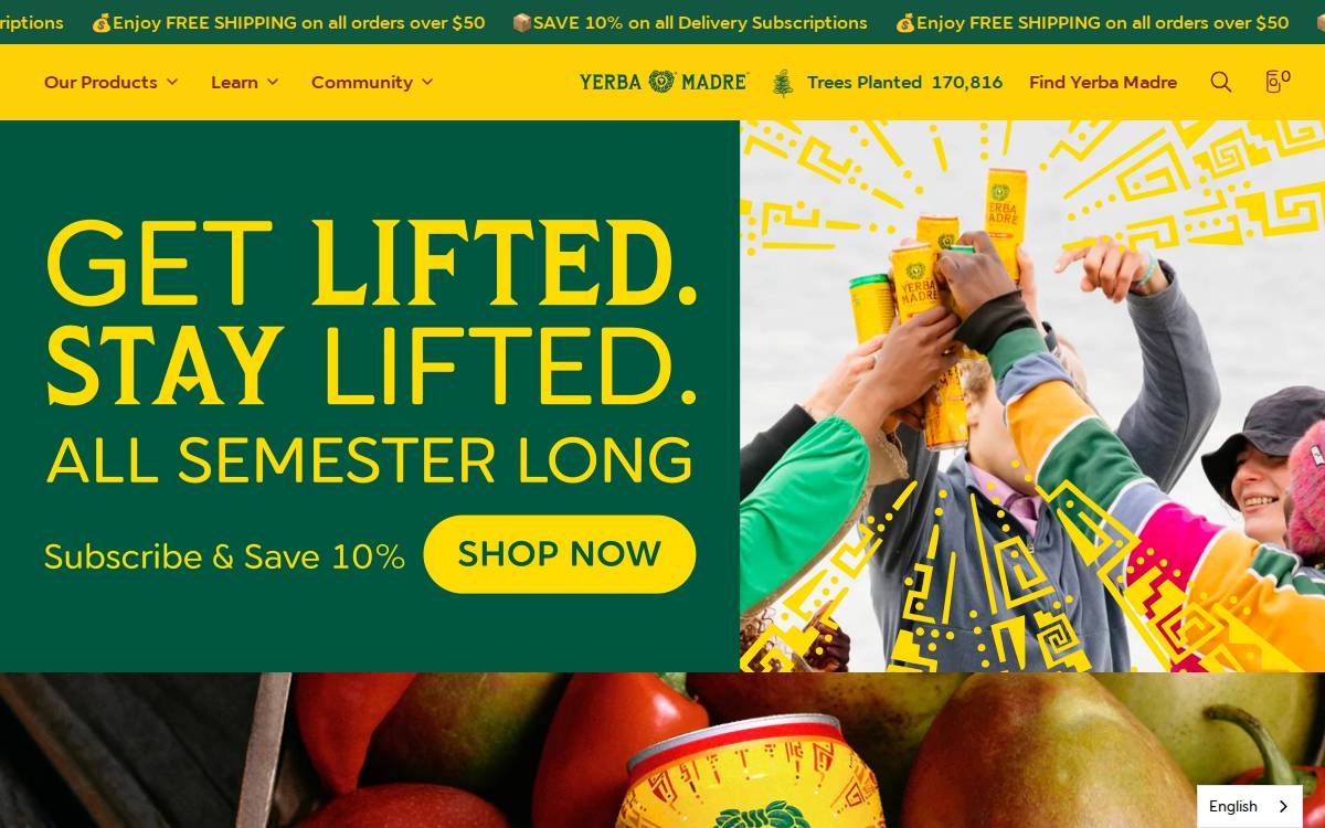 Guayaki website preview