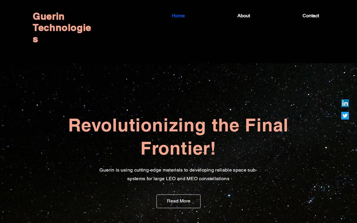 Guerintech website preview