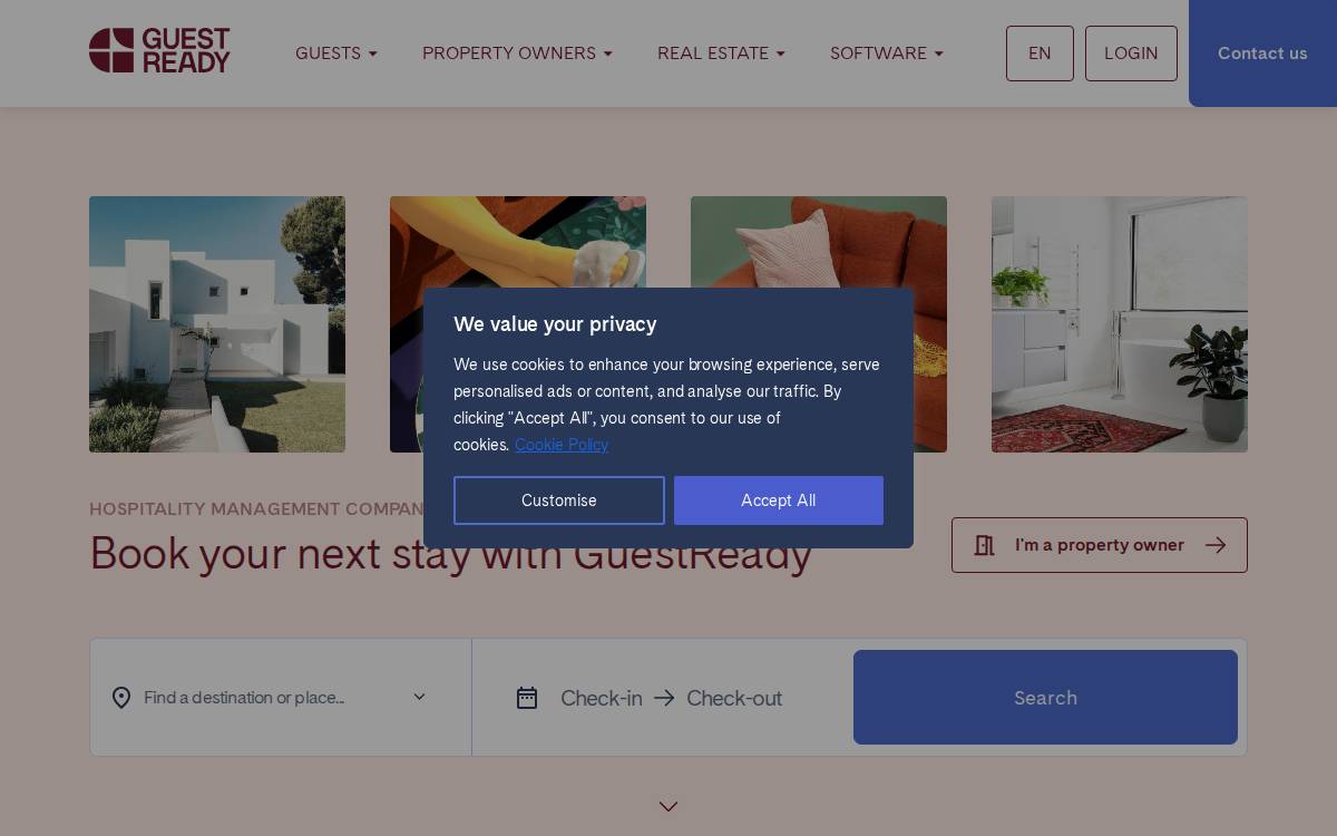 guest ready website preview