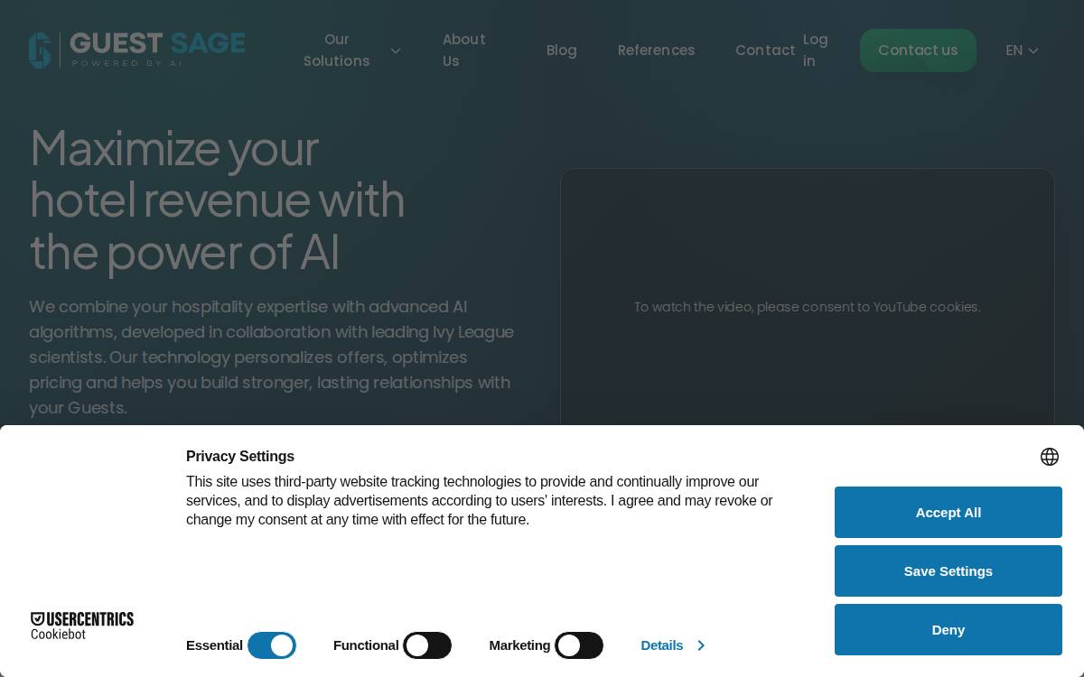 Guest Sage website preview