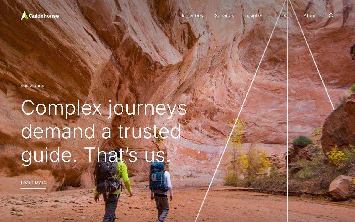 Guidehouse website preview