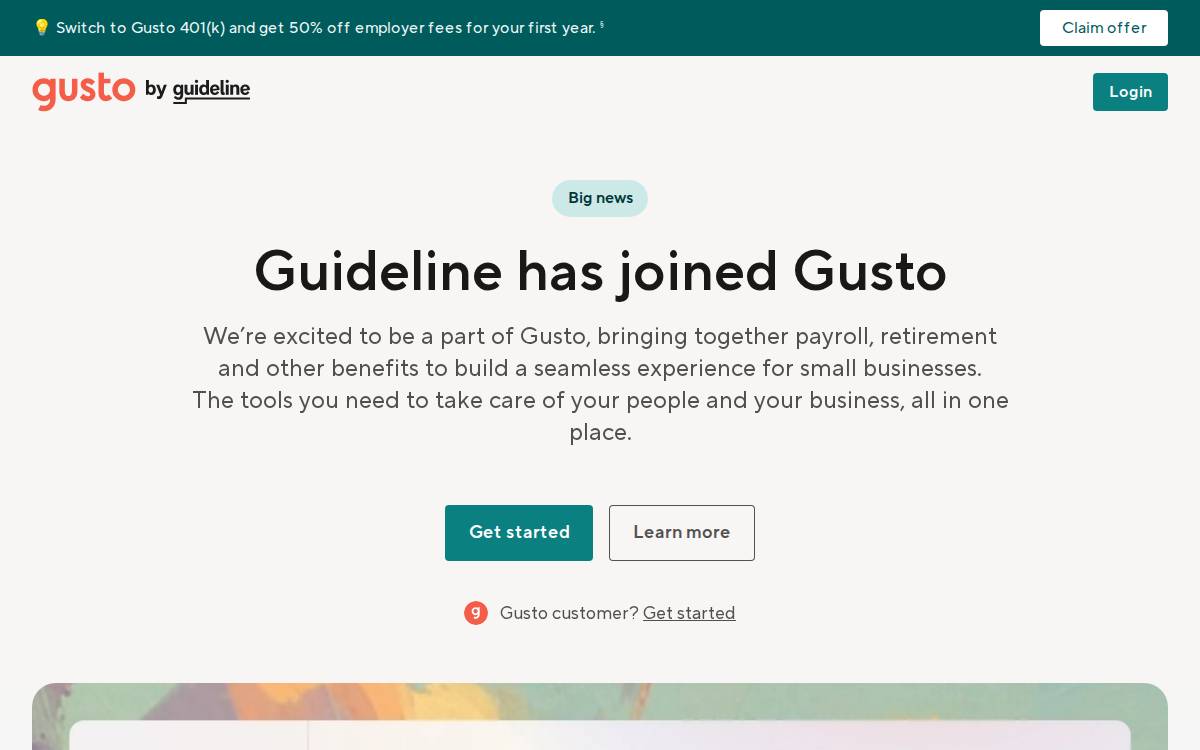 Guideline website preview