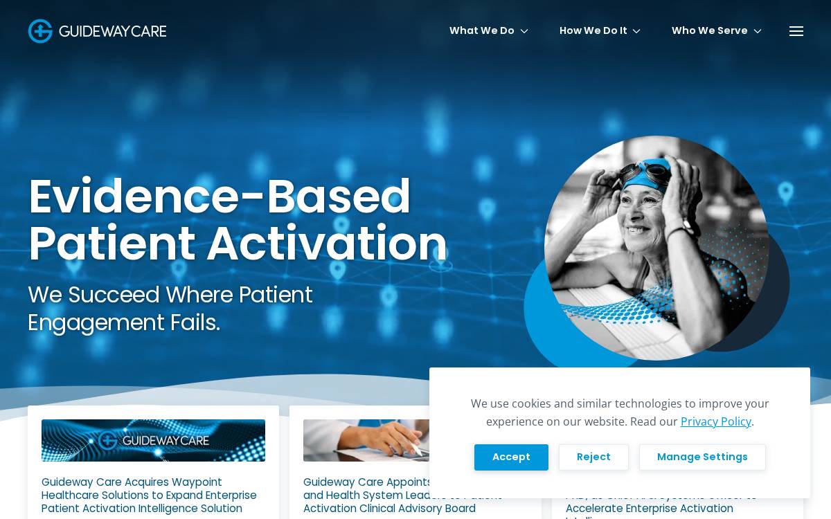 Guideway care website preview