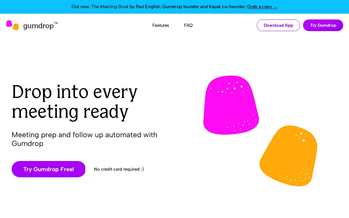 Gumdrop website preview