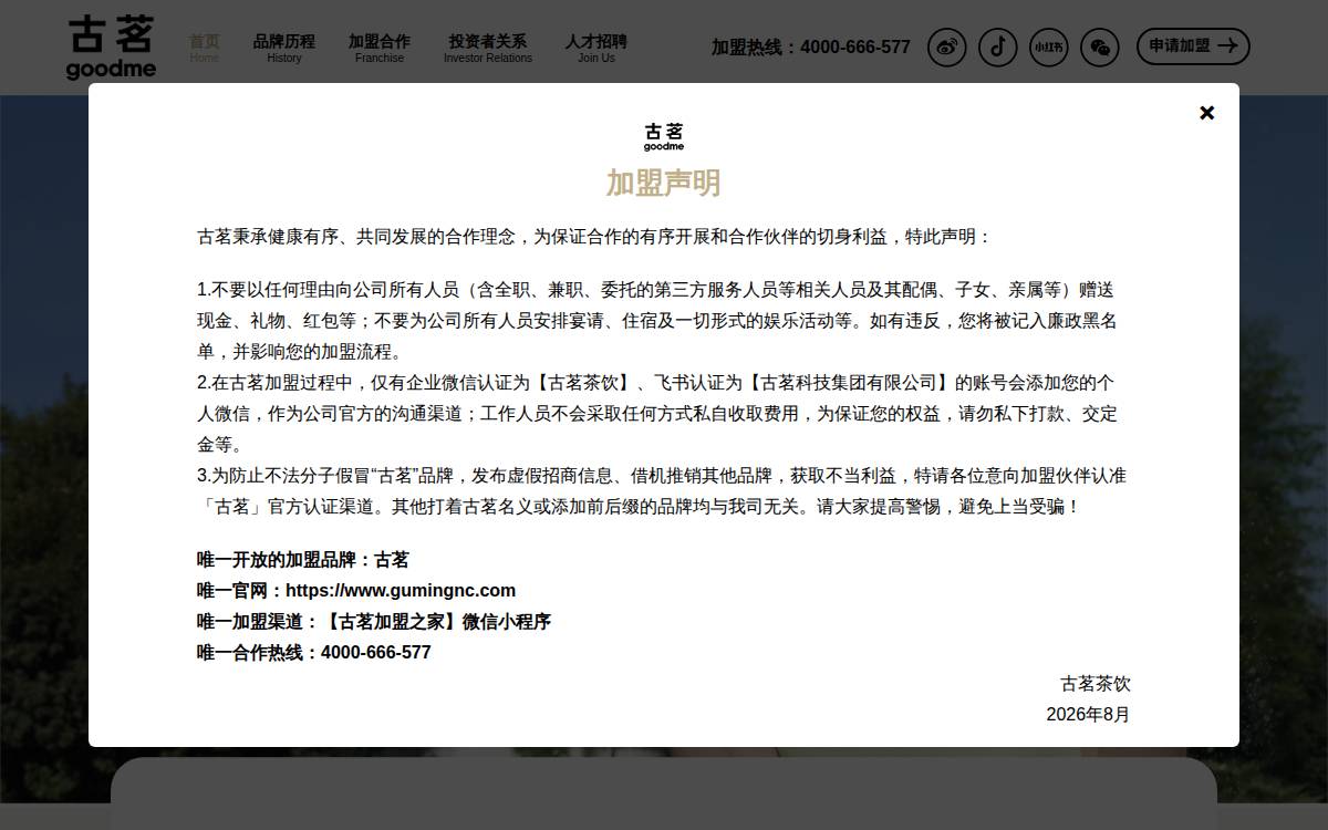 Gumingnc website preview