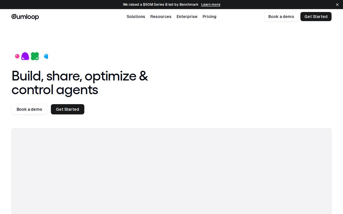 Gumloop website preview