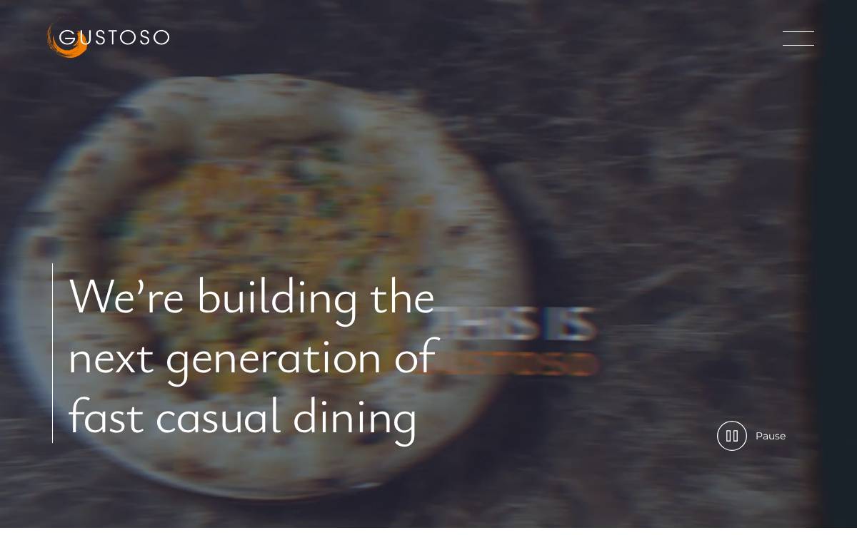 GUSTOSO website preview