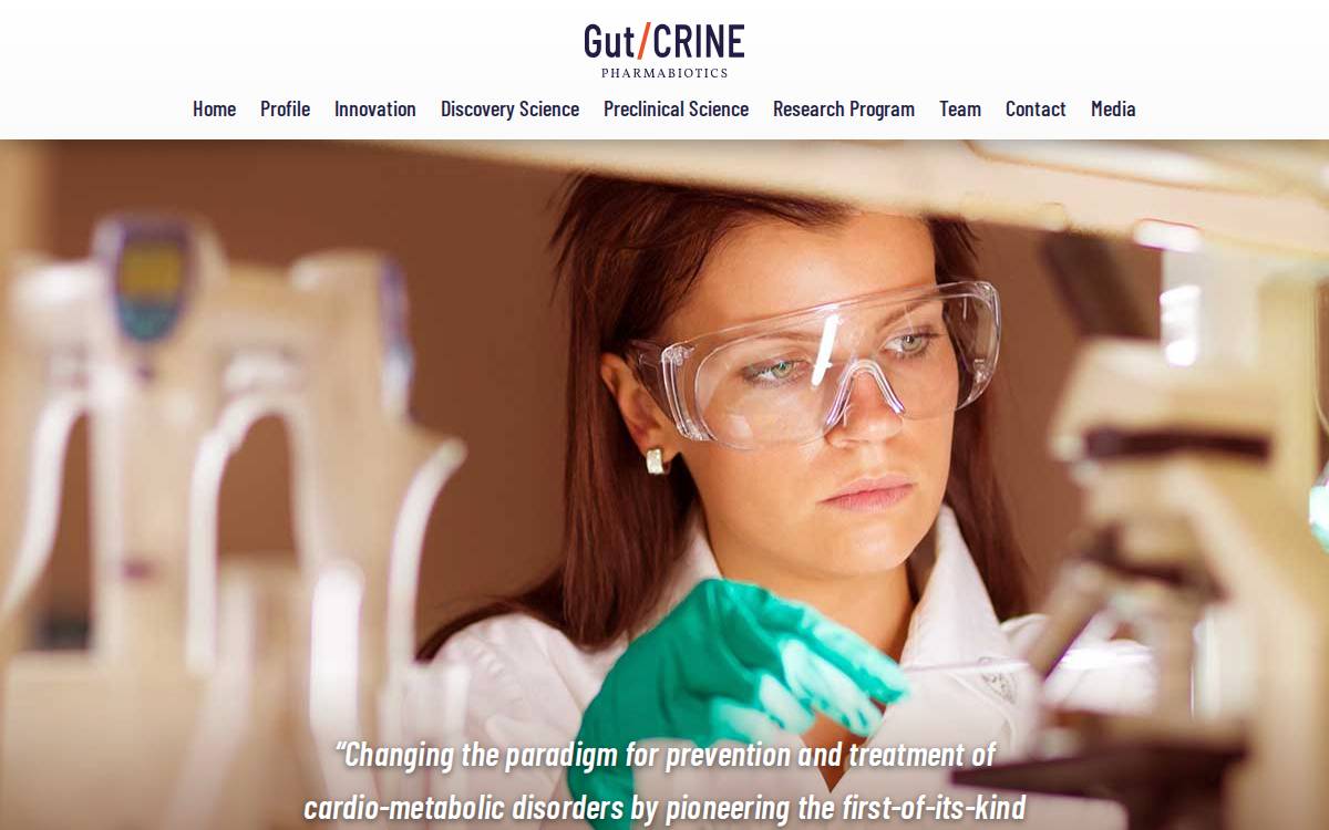 GutCRINE website preview