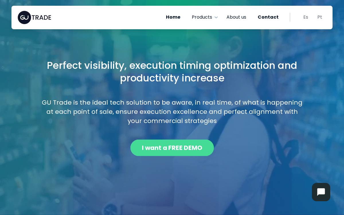 Gutrade website preview
