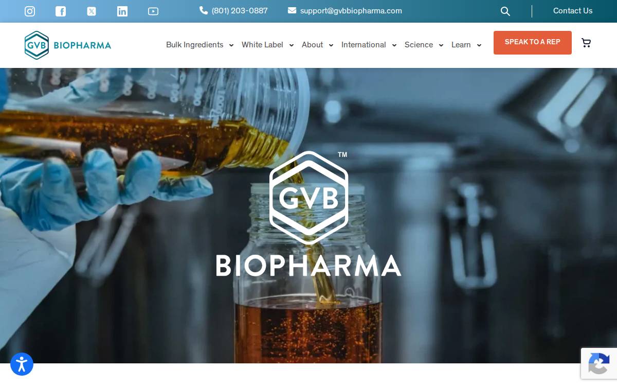 GVB Biopharma website preview