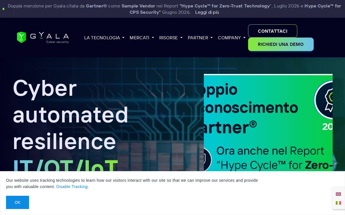 Gyala website preview