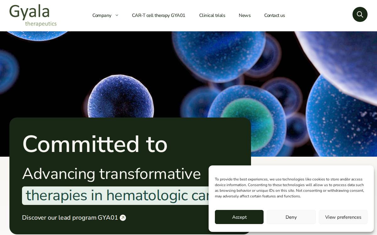 Gyalatx website preview