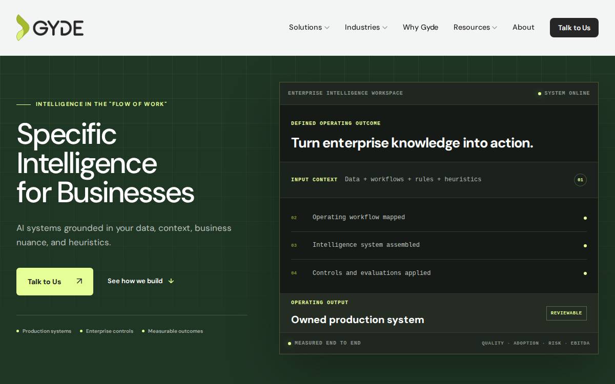 Gyde website preview