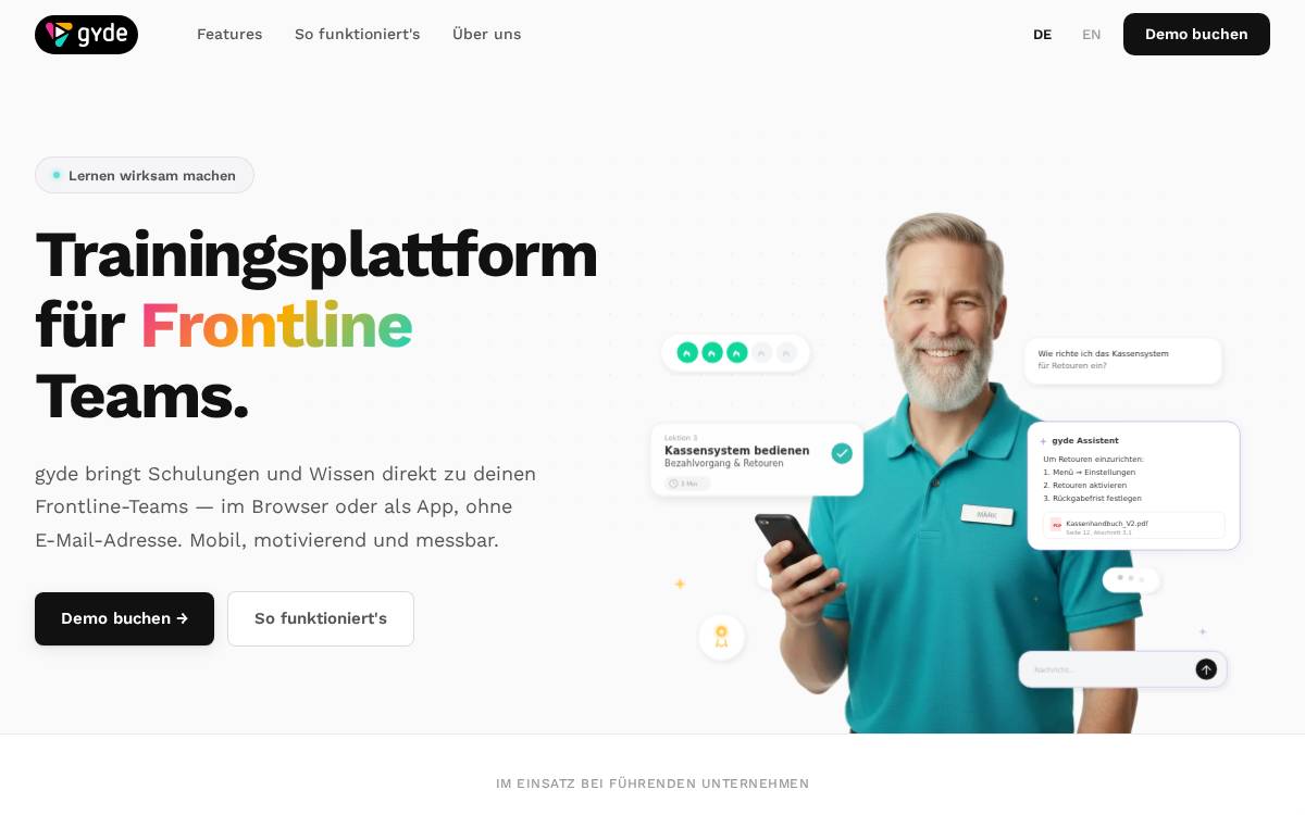 Gyde website preview