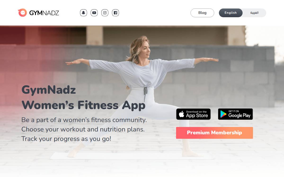 Gymnadz website preview