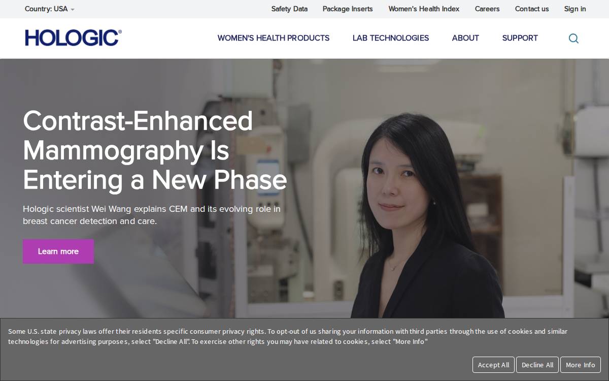 Gynesonics website preview