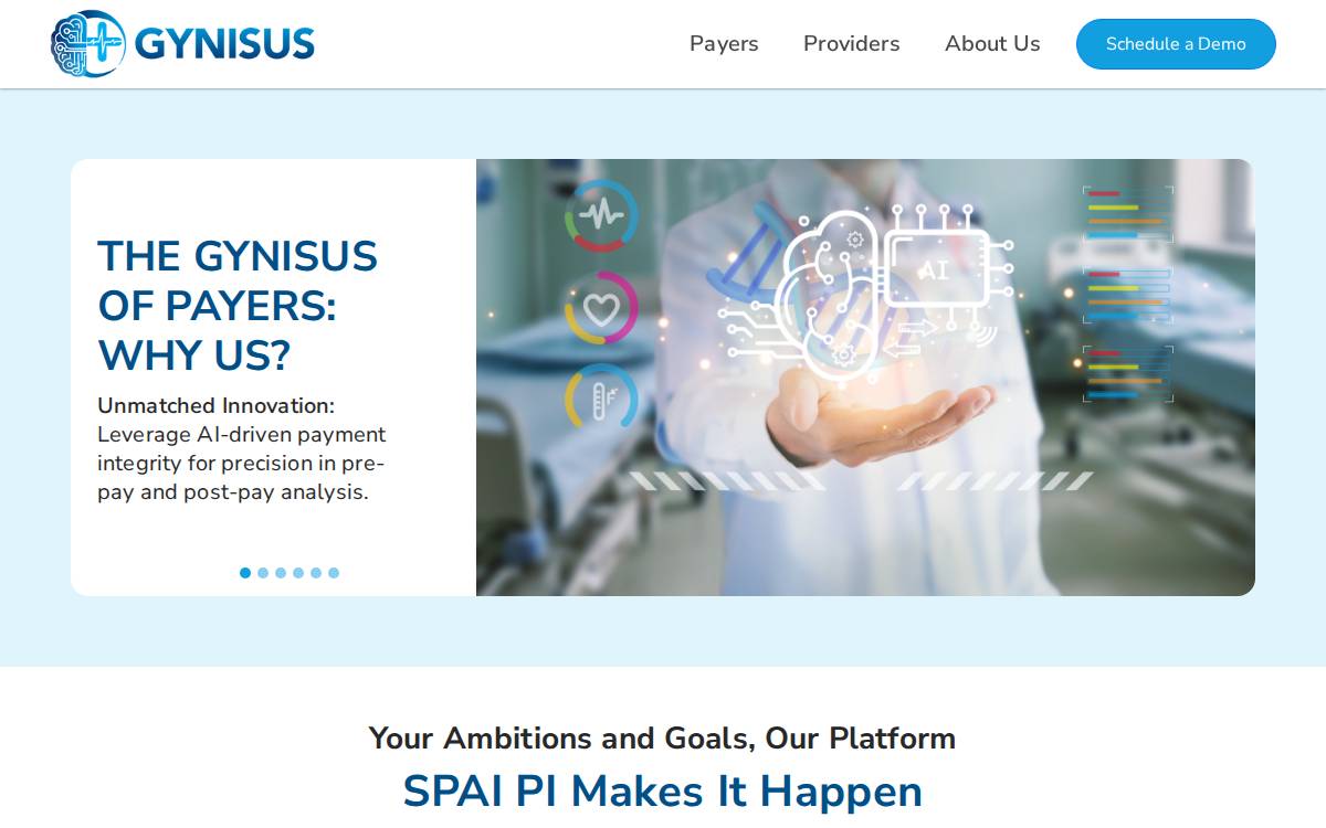 Gynisus website preview