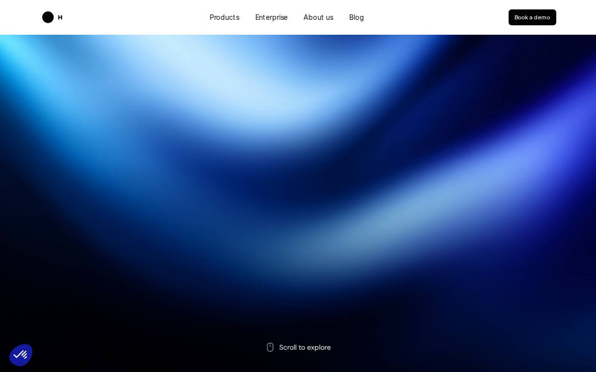 H Company website preview
