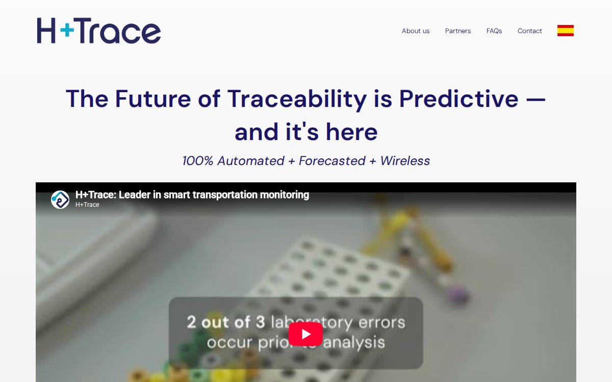 H+Trace website preview