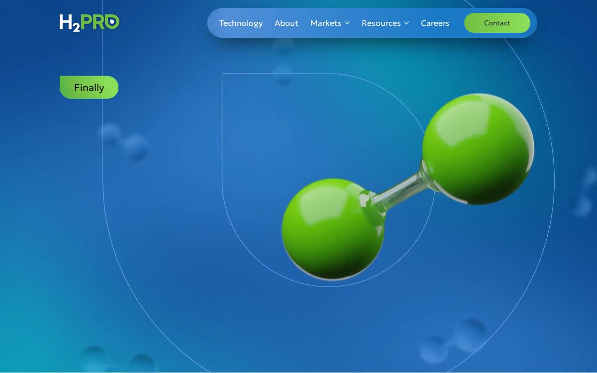 H2Pro website preview