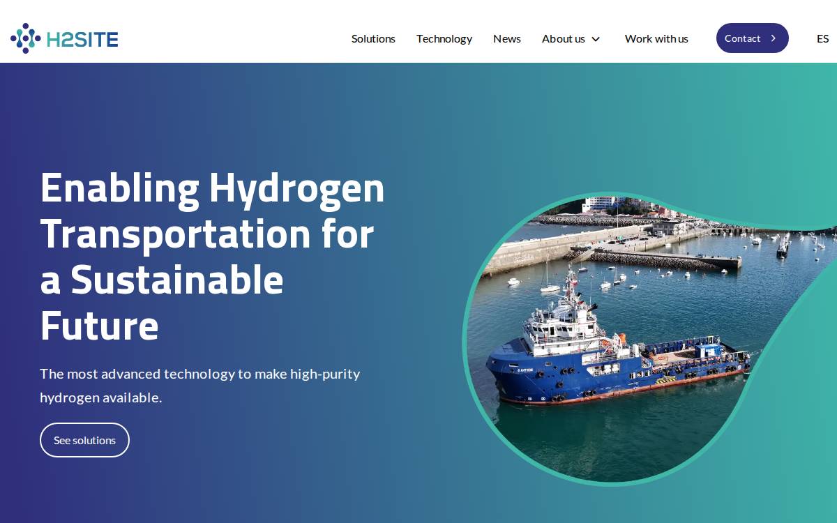 H2Site website preview