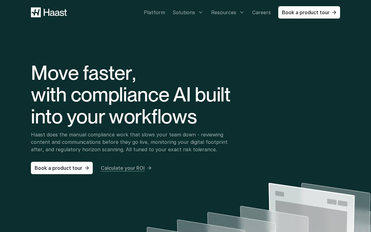 Haast website preview