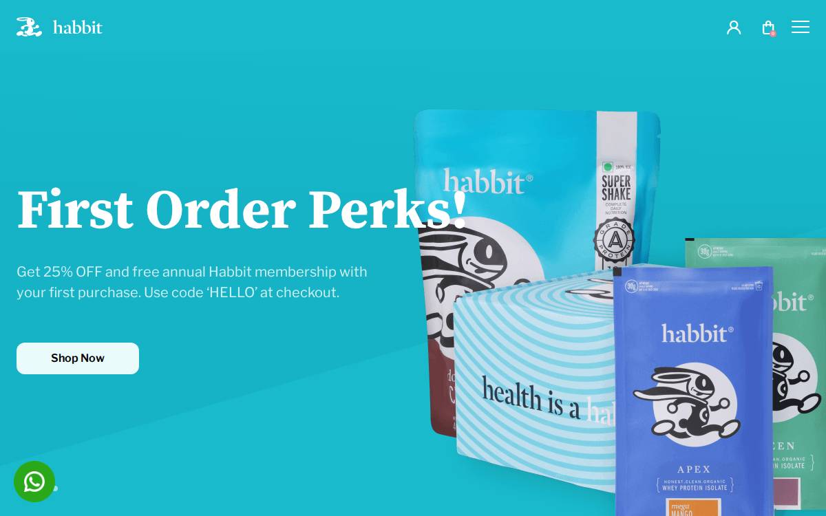 Habbit website preview