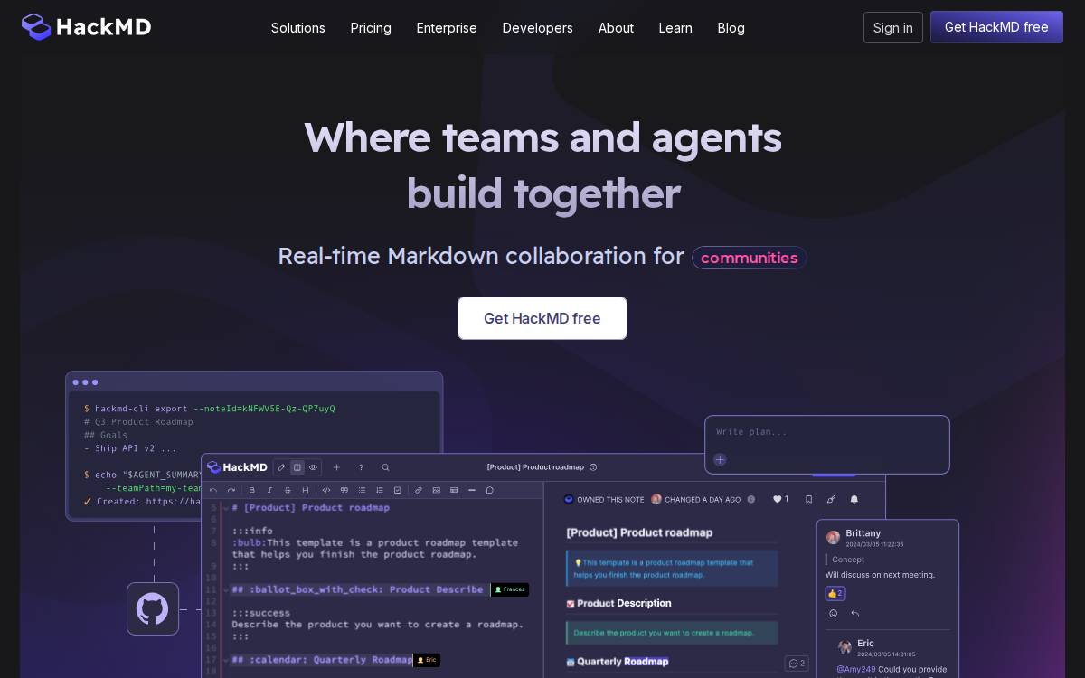 HackMD website preview