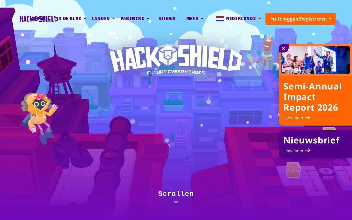 HackShield website preview