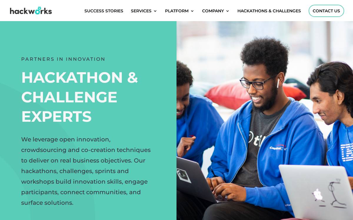Hackworks website preview