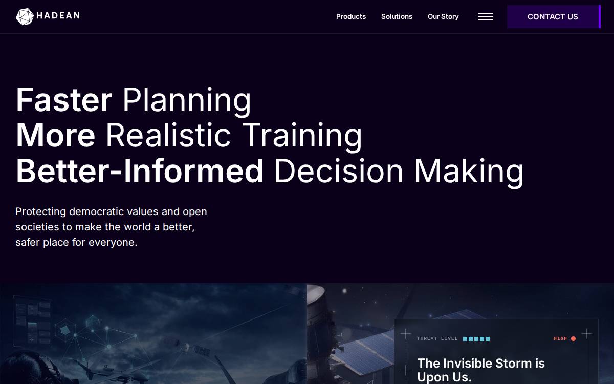 HADEAN website preview