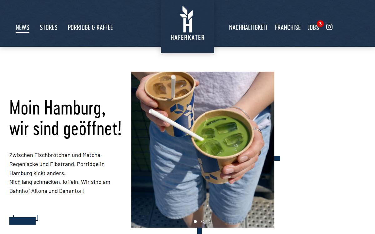 Haferkater website preview