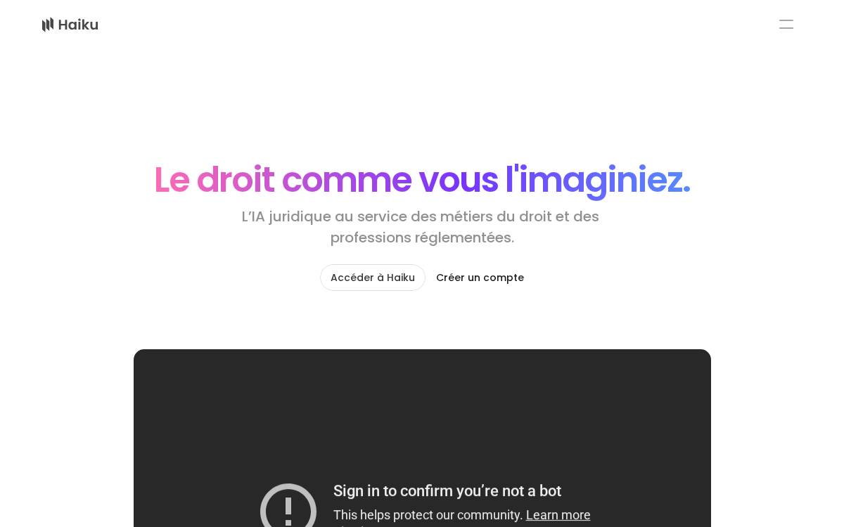 Haiku website preview