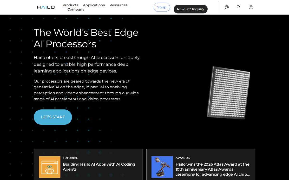 Hailo website preview
