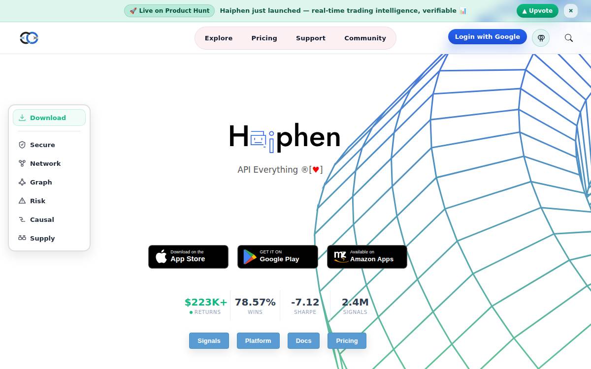 Haiphen website preview
