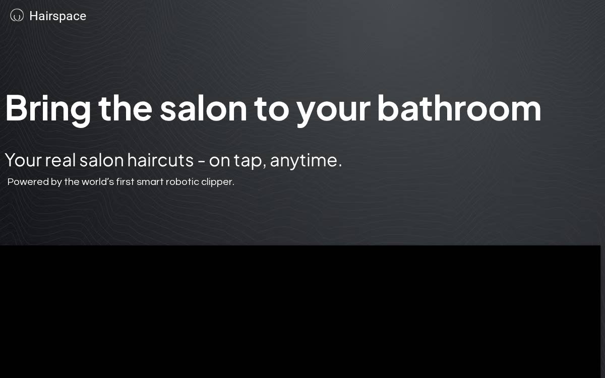 Hairspace website preview