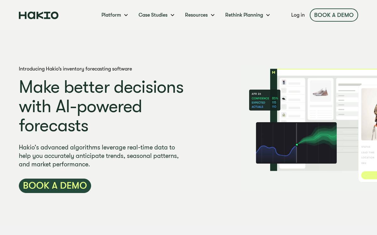 Hakio website preview