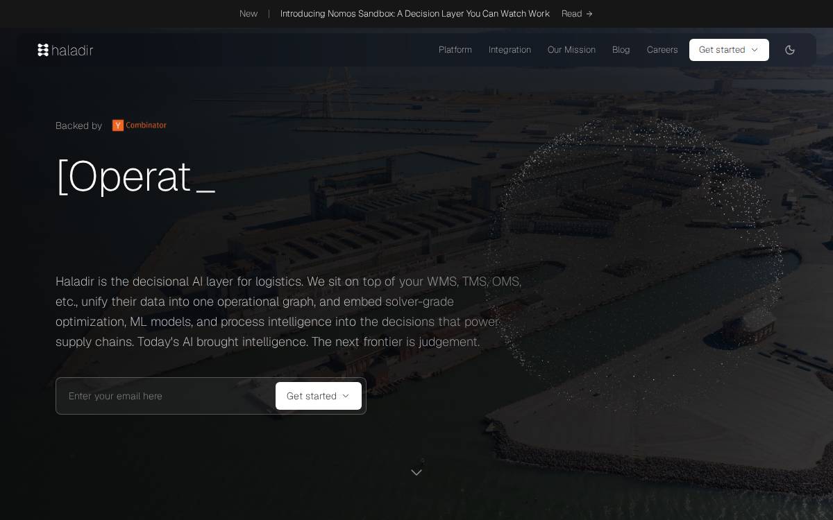 Haladir website preview