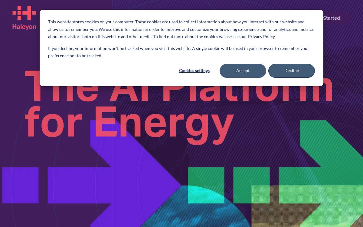 Halcyon website preview