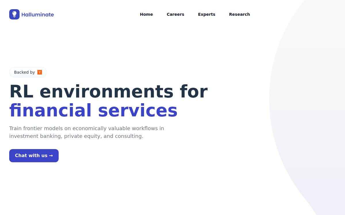 Halluminate website preview