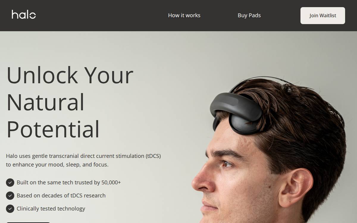 Halo Neuro website preview