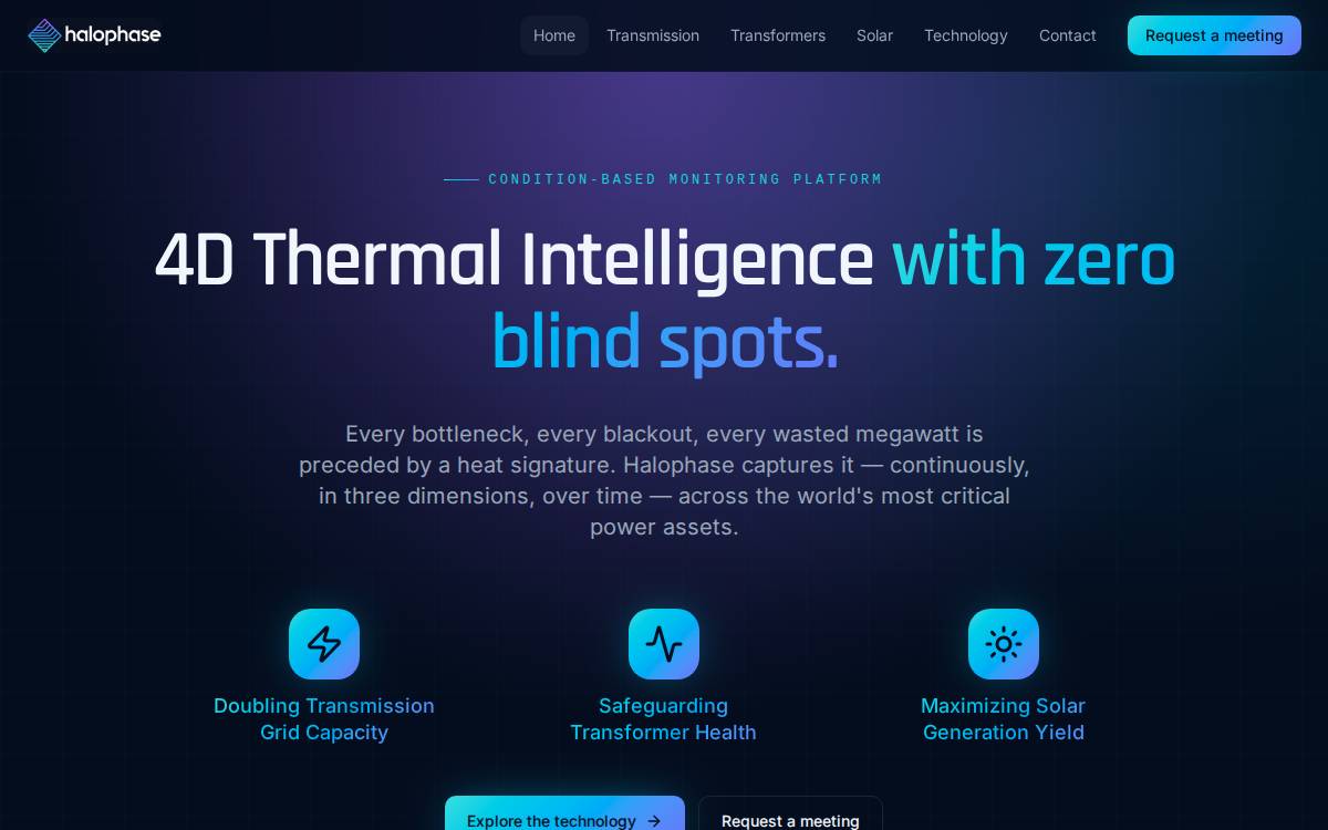 Halophase Pty Ltd website preview