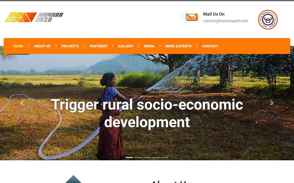 Hamara Grid Private Limited website preview