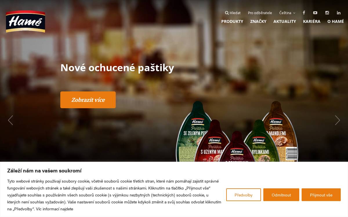 Hame website preview