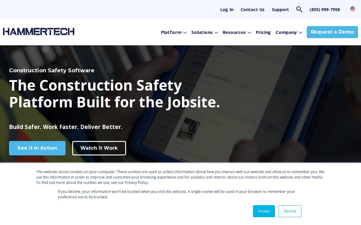 HammerTech website preview