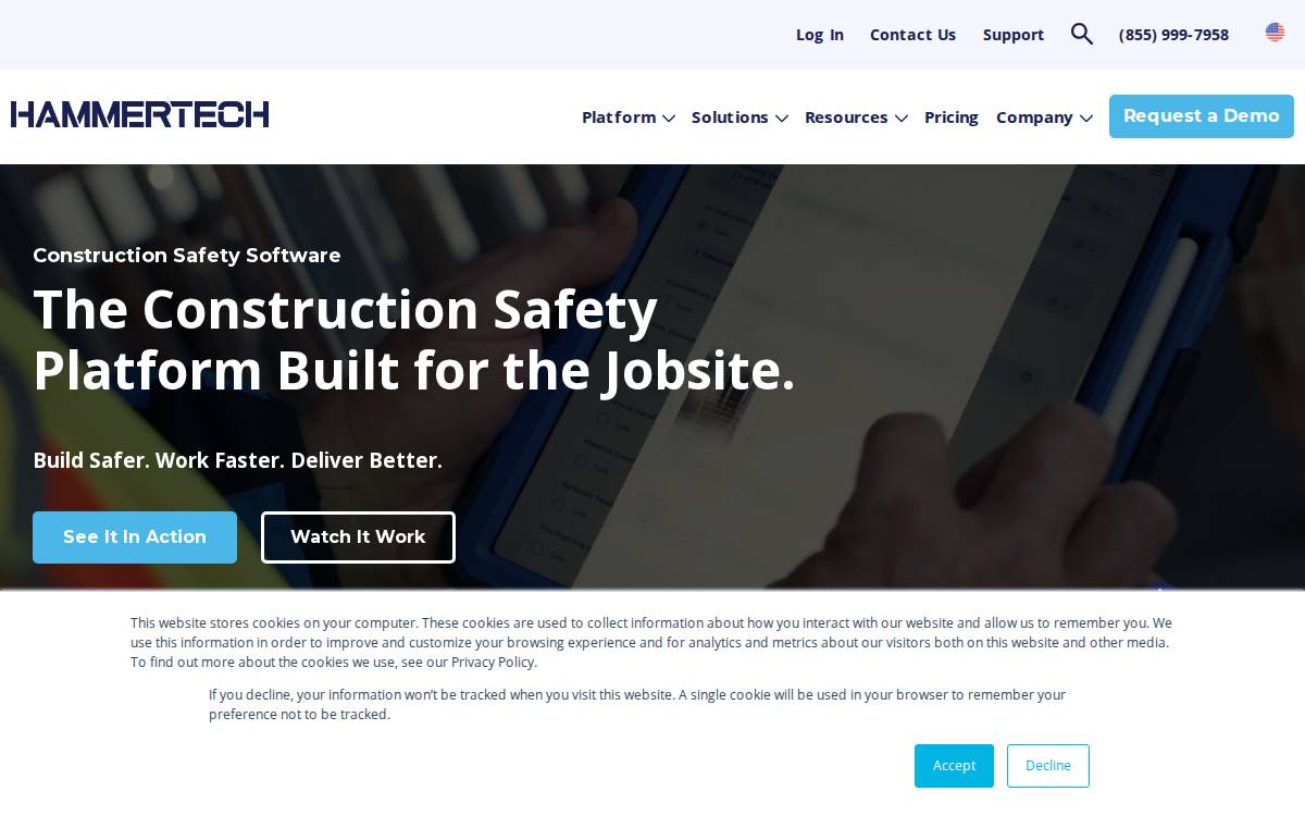 Hammertech website preview
