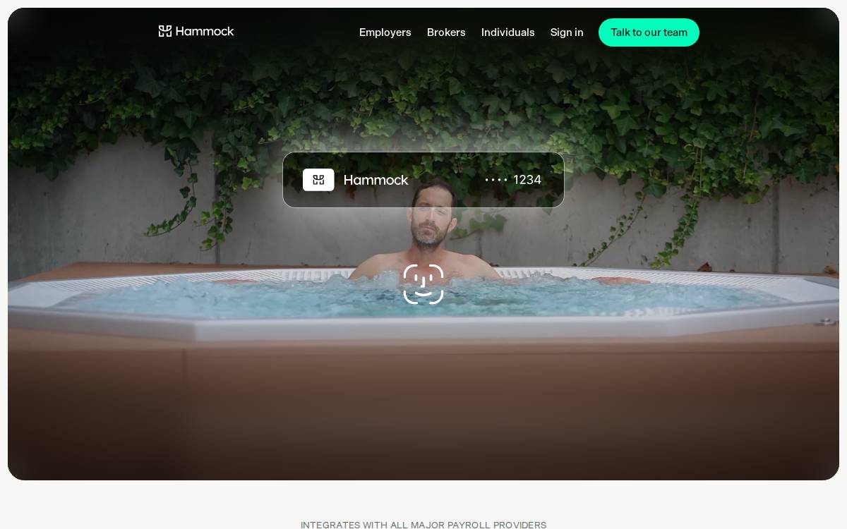 Hammock website preview