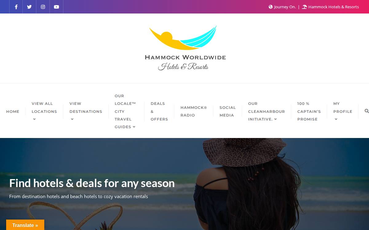 Hammockworldwide website preview