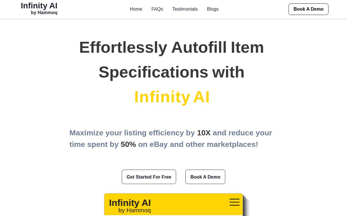 Hammoq website preview